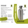Essential Elements - Trinkflasche Drink+Refill Edelstahl