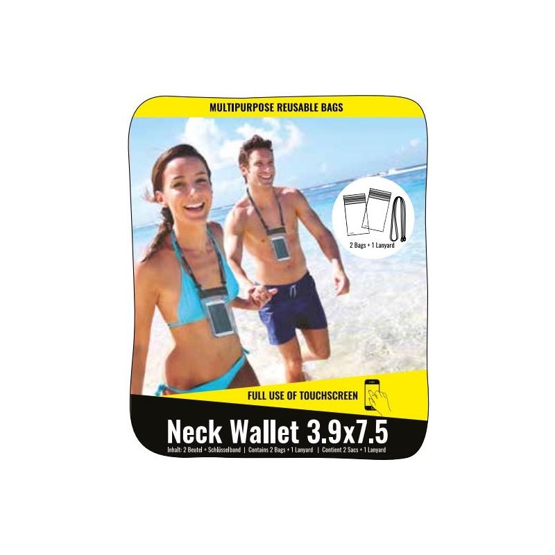 aLOKSAK - Neck Wallet 3,9 x 7,5