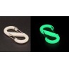 Clip+Glow - 4er Set - Karabiner leuchtend