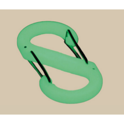 Clip+Glow - 4er Set - Karabiner leuchtend